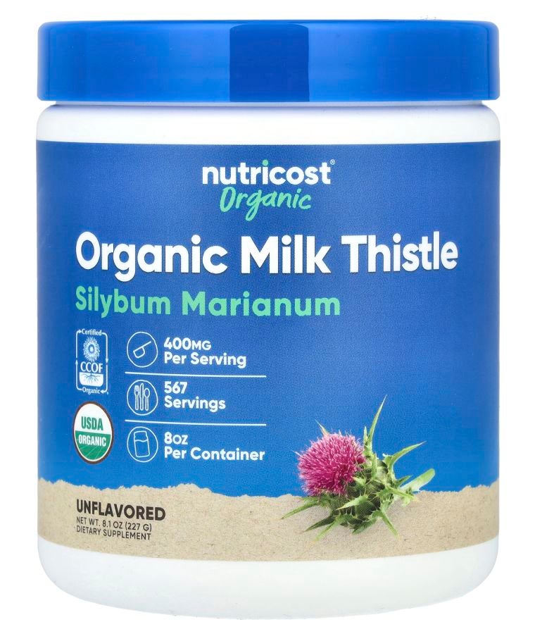 Nutricost Organic Milk Thistle Unflavored 8.1 oz (227 g)