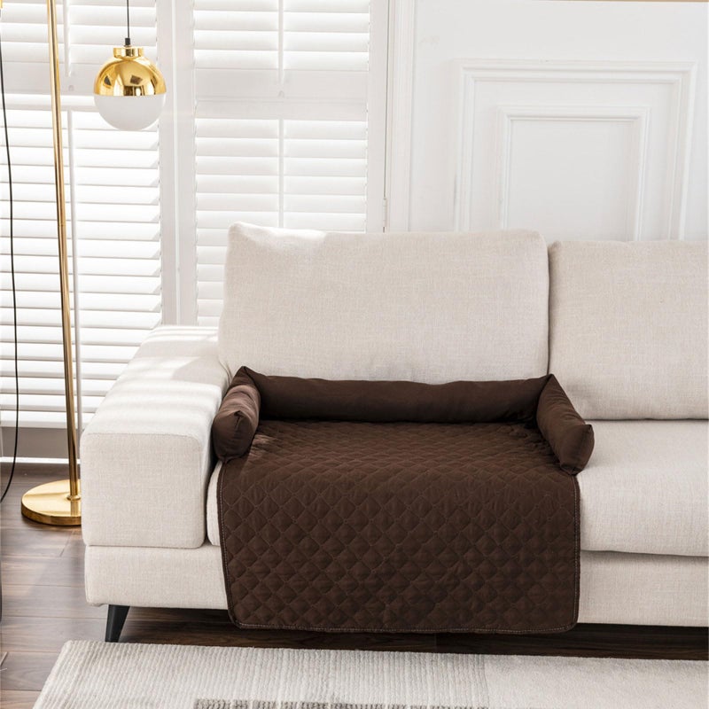Light Grey XL Thick Soft Pet Bed Mattress Cushion Blanket Mat Furniture Protector - Image 4