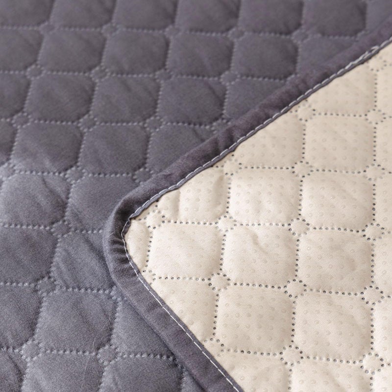 Light Grey XL Thick Soft Pet Bed Mattress Cushion Blanket Mat Furniture Protector - Image 5