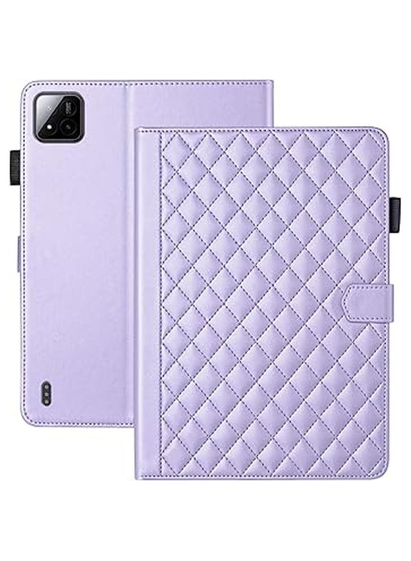 Case Compatible with Xiaomi Pad 7/7 Pro 11.2 Inch (2024) Bracket Shell, PU Leather+TPU Case with Card Slots, Shockproof Protective Cover for Mi Pad 7 Pro 11.2