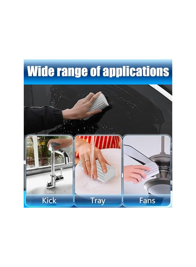 promass Dusting Sponge, Magic Brush Cleaner Dust Cleaner Reusable Damp Duster Cleaning Tools Soft Cleaning Brush for Utensils Cleaning Supplies 4 Pcs - Image 3