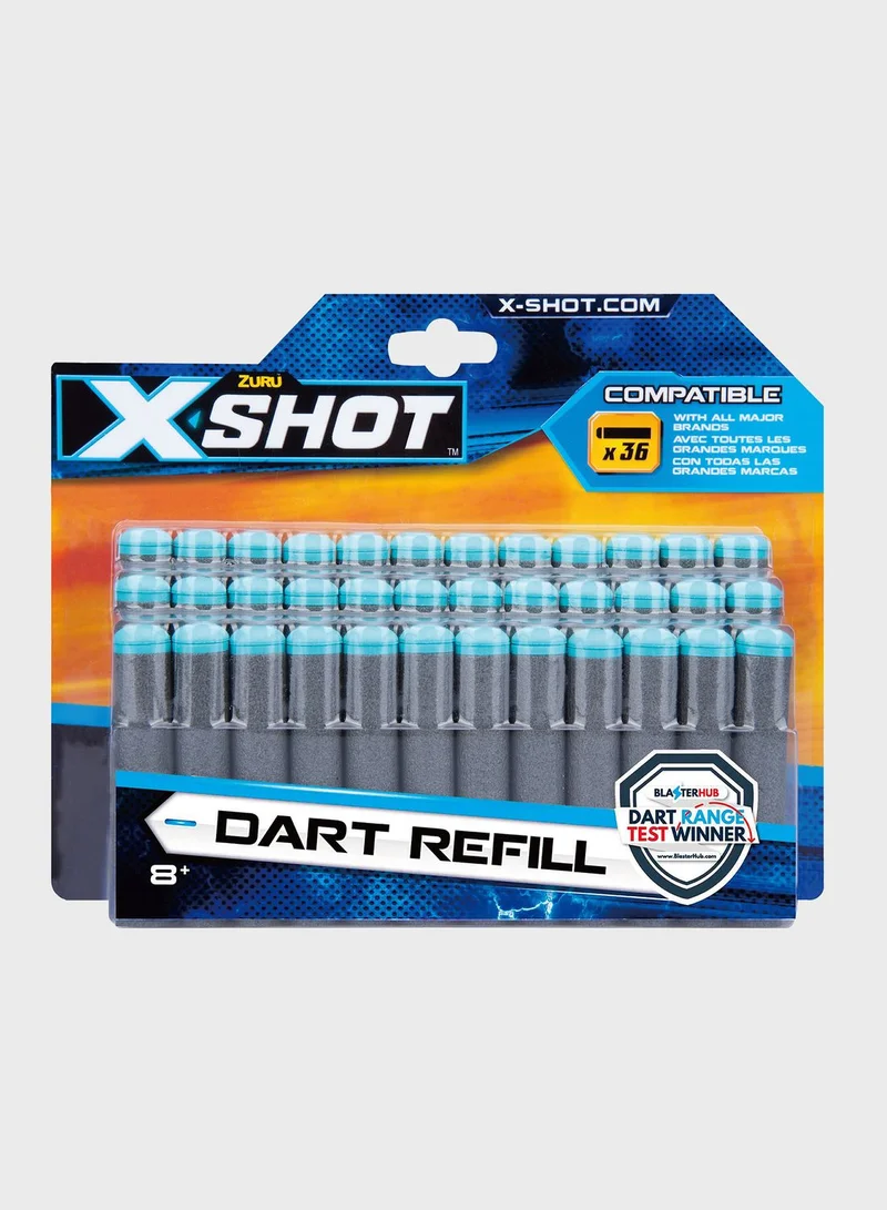 X-Shot Excel 36 Pack Darts Refill