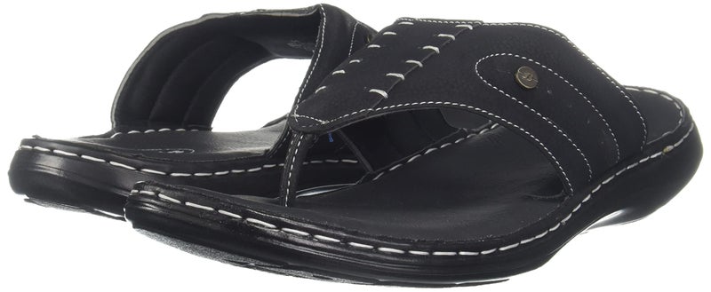 Bata Terrance Cushion Men's Black Sandals - 8 UK (8716243) - Image 2