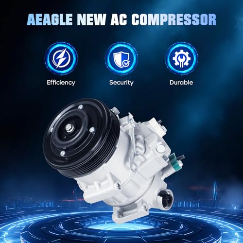 AEagle Air Conditioning Compressor & A/C Clutch for Scion xD 1.8L 2008-2014, for Toyota Corolla 1.8L 2009-2010, for Toyota Matrix 1.8L 2009-2011, 1011210 1111210 1211210 639338 4710608 - Image 2