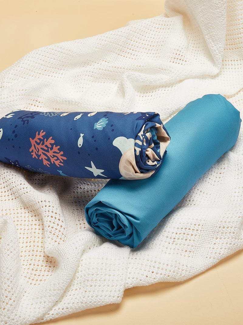 TILLYOU Fitted Crib Sheet Set - Super Soft Toddler Bed Sheets for Standard Crib and Toddler Mattresses, Premium Cozy Nursery Bedding Sheet, 28"x52"x8", Gray - Image 3