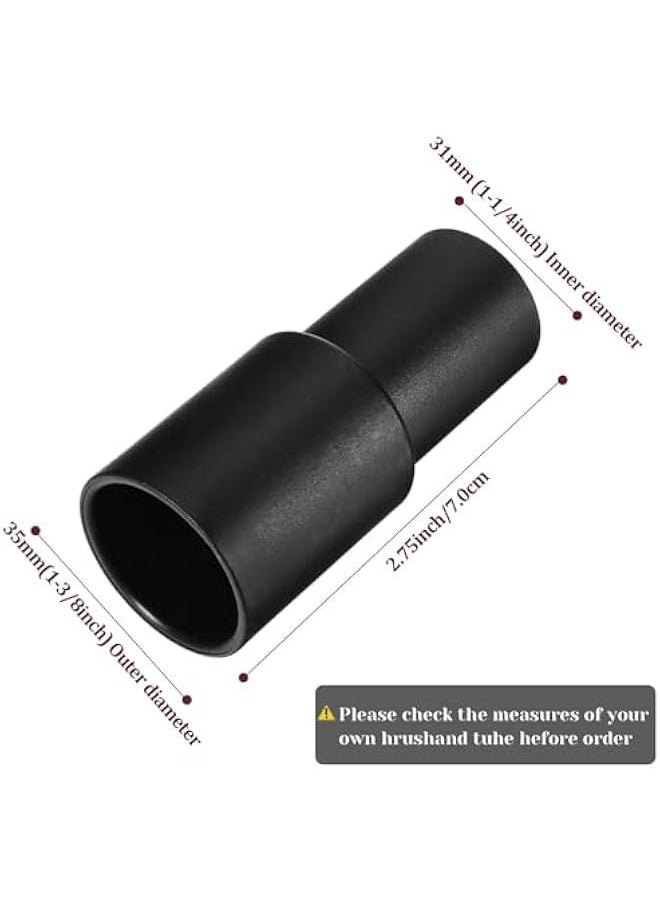 Generic Vacuum Cleaner Adapter 35mm (1-3/8 Inch) to 31 mm (1-1/4 Inch) for Inner Diameter 32 mm Brush Fit to Outer Diameter 35 mm Tube Plastic Vacuum Hose Adapter(2 Pieces)  - Image 2