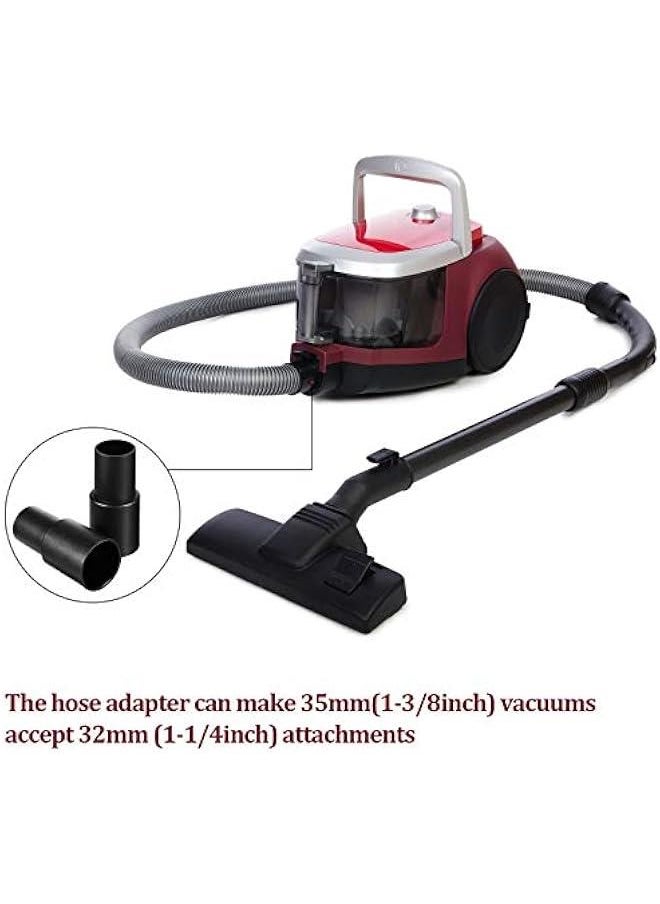 Generic Vacuum Cleaner Adapter 35mm (1-3/8 Inch) to 31 mm (1-1/4 Inch) for Inner Diameter 32 mm Brush Fit to Outer Diameter 35 mm Tube Plastic Vacuum Hose Adapter(2 Pieces)  - Image 4