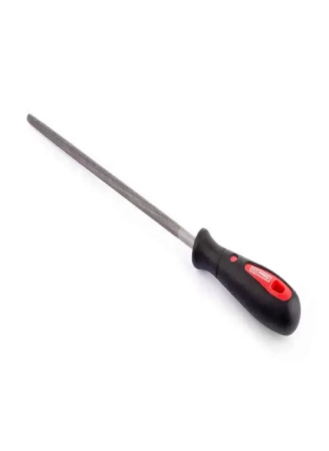 Ceta Form Ceta form Round File with Soft Grip Handle, Double Cut Surfaces - Length 200mm. - 8 inches 