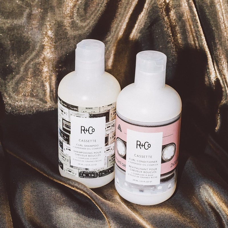 R+Co Cassette Curl Shampoo & Conditioner Set + Superseed Oil Complex | Defines Curls, Tames Frizz & Adds Shine | Vegan + Cruelty-Free | 8.5oz (Pack of 2) - Image 3