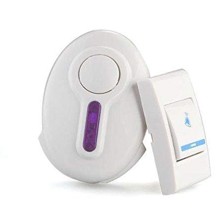Gesto Remote Control Door Bell - Dust & Waterproof Plastic Wireless Calling Bell - White Door Bell Wireless for Home, Shop & Office - Cordless Call Bell for Desk, Counter & Table - Image 5