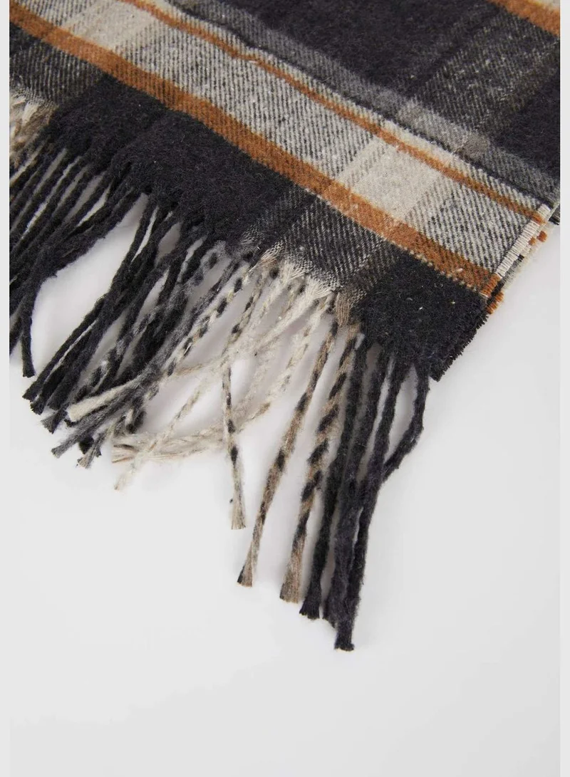 DeFacto Check Patterned Knit Scarf
