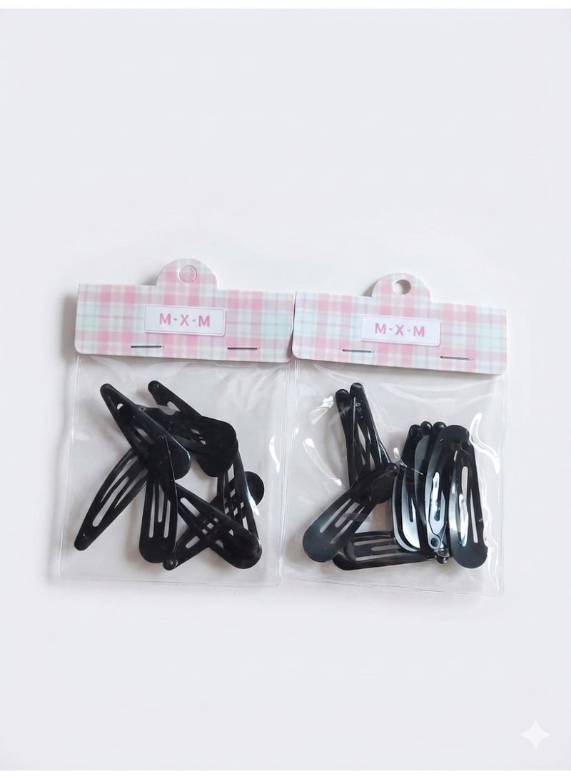 1st Choice First Choice Classic Hair Clip Set – 20 Pieces, Matte Black Metal Hairpins, Strong Hold & Practical Design for Everyday Styling - Image 3