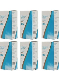 Dar Al Dawa Hairgrow 5% minoxidil 6 months supply (6 bottles x 50ML  - Image 1