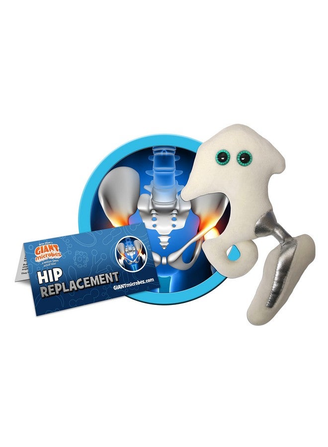 Giant Microbes GIANTmicrobes Hip Replacement Plush, Get Well Gift, Hip Surgery Recovery, Hip Replacement Gifts, Orthopedic Surgeon Gifts, Hip Surgery, Chiropractic Gift - Image 2