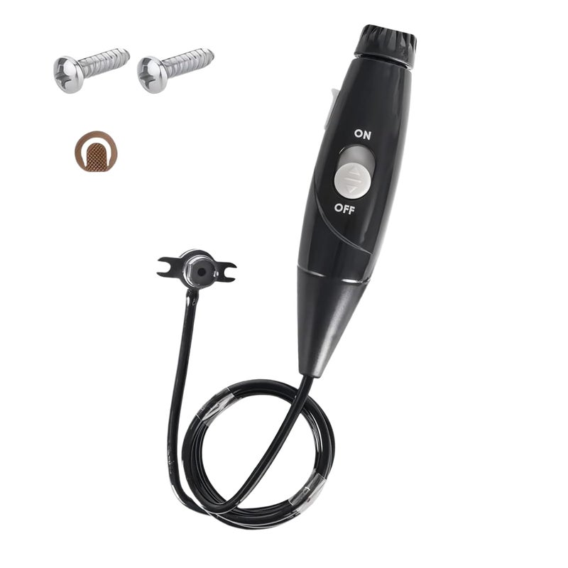 Yooreps Replacement Hose and Handle Parts Compatible with Waterpik Replacement Parts - Waterpik Water Flosser WP-100 WP-300 WP-660 WP-900 Series Oral Irrigator, Oral Hygiene Accessories(Slide Switch, Black) - Image 1