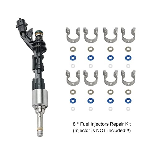 Frezon مجموعة إصلاح ختم حقن الوقود Frezon 8PCS تناسب جاكوار 5.0L V8 ورينج روفر 5.0L V8 - Image 4