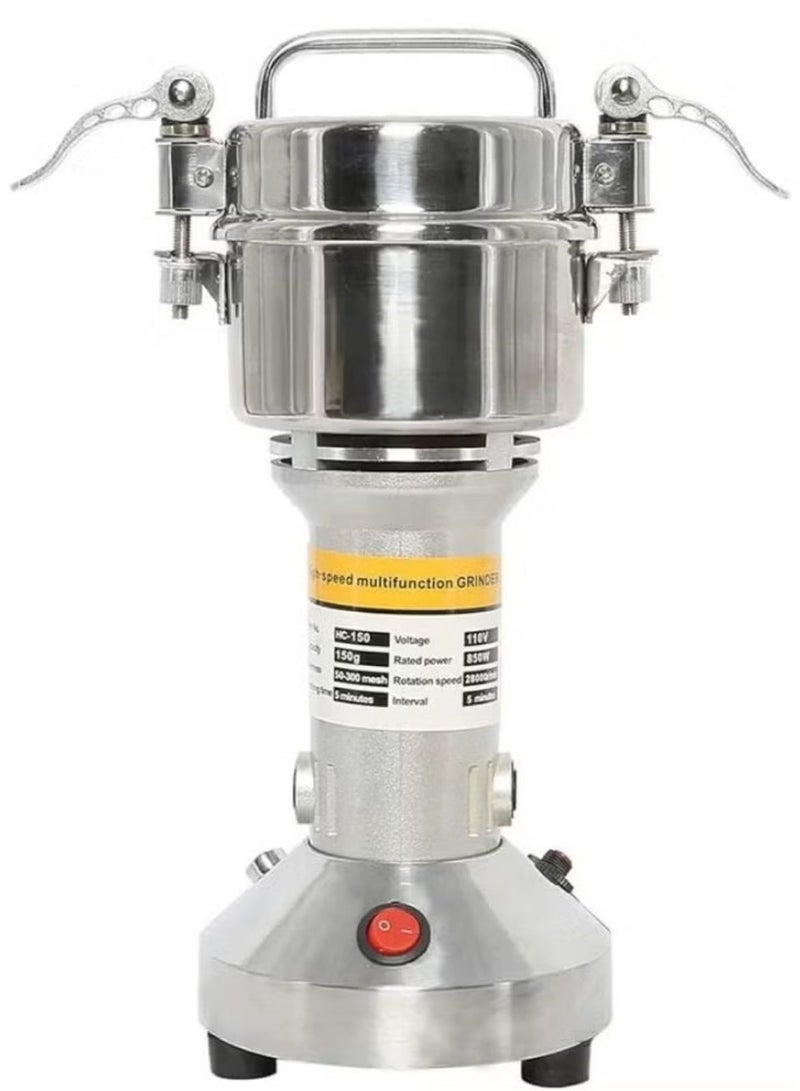 دينكس مطحنة كهربائية كومينتور بقوة 1200 وات، سعة 200 جرام، سرعة 28000 دورة في الدقيقة، تستخدم لطحن القهوة/الحبوب/التوابل/الحبوب/الأعشاب/المكسرات، مناسبة للمنزل/المطعم/الفنادق، DX3221 - Image 1