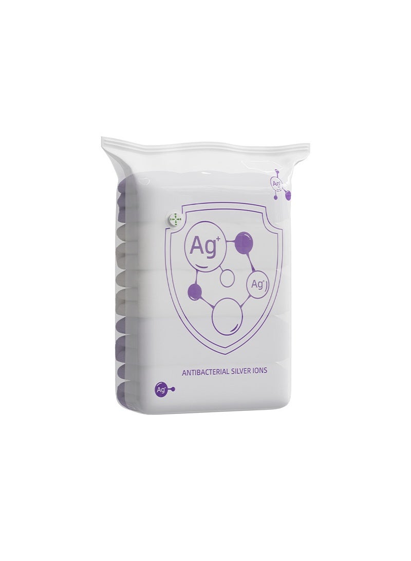 FEELSO 8pcs No Pump Needed Vacuum Storage Bags (3 Jumbo/3 Large/2 Medium)Vacuum Seal Bags for Luggage Clothing Pillows Comforters Blankets