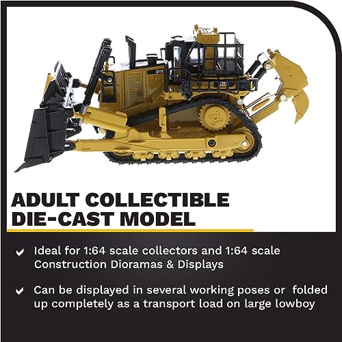 Diecast Masters 1/64 Caterpillar CAT D11 Dozer W/ 2 Blades and 2 Rear Rippers 85637 - Image 4