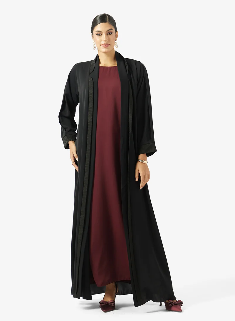 Khizana  Abaya With Tonal Piping for Women | Best Price UAE
