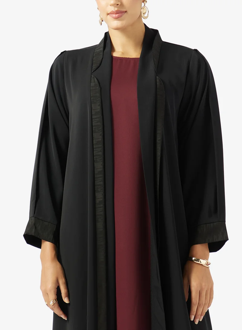 Khizana  Abaya With Tonal Piping for Women | Best Price UAE