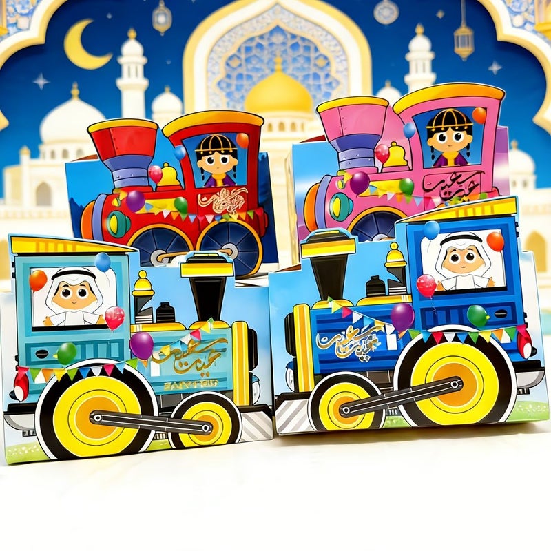 6 Pcs Random Styles Gift Box Set For Her Him Ramadan Eid Mubarak Cartoon Character Design - Image 1