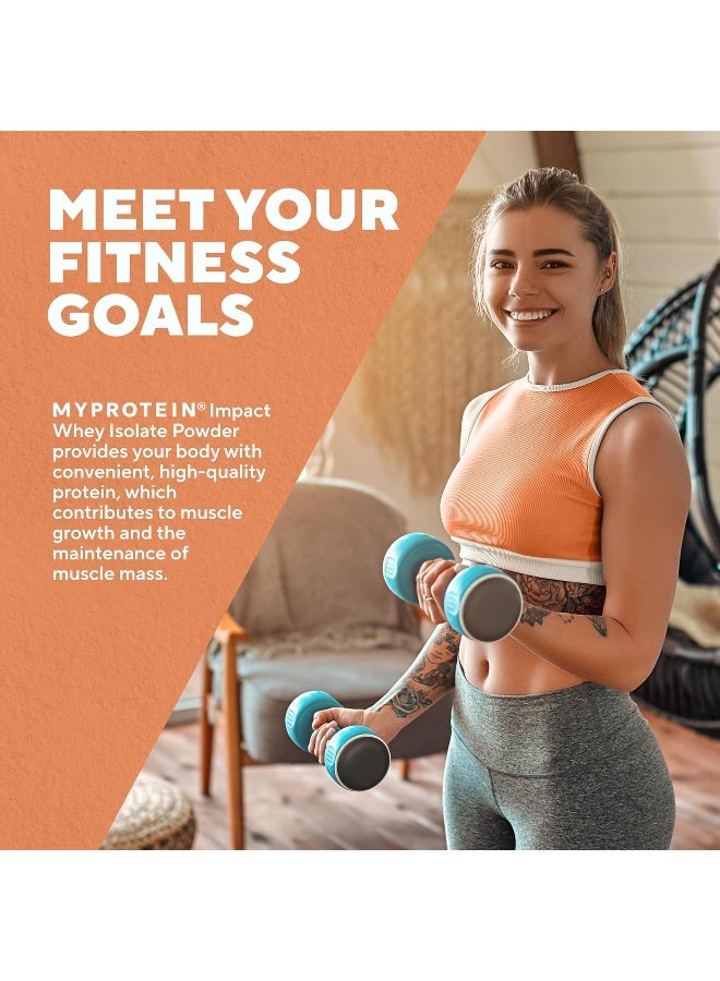 Myprotein ® Impact Whey Isolate Protein Powder Chocolate Brownie 2.2 Lb (40 Servings) - Image 5