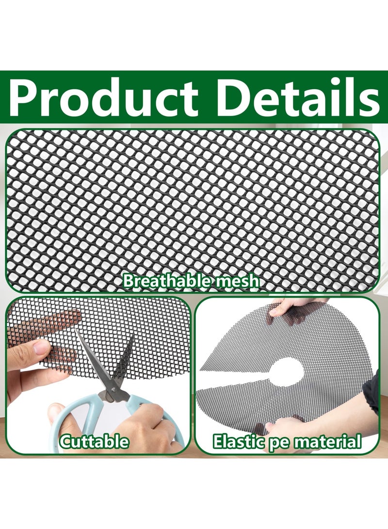 Barakah 6 Pcs Plant Pot Grids, Cuttable Plant Soil Covers Protectors from Pets & Animals, Flower Pot Soil Guard Disc for Indoor Houseplants & Outdoor Garden Plant Protection (11.8 Inch) - Image 3