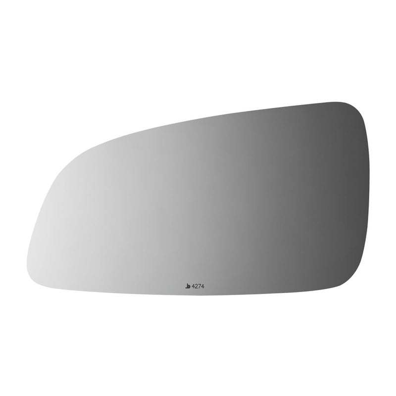 Burco 4274 Left Driver Side Replacement Mirror Glass Non-Heated for Saturn Astra 2008 2009 7 1/2 Inches Diagonally Backing Plate not Included - Image 1