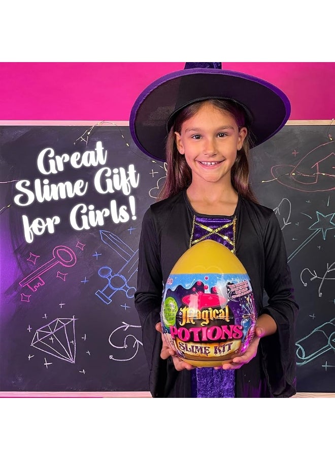 GirlZone GirlZone Magic Potion Slime Kit SpellBinding Potion Making Kit for Girls to Make 6 Magical Mixies with Secret Ingredients and a Star Wand GiftReady Magic Potion Kit and Kids Potion Kit  - Image 3