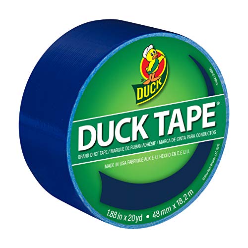 Duck Brand 1304959 Color Duct Tape, Single Roll, Blue - Image 1