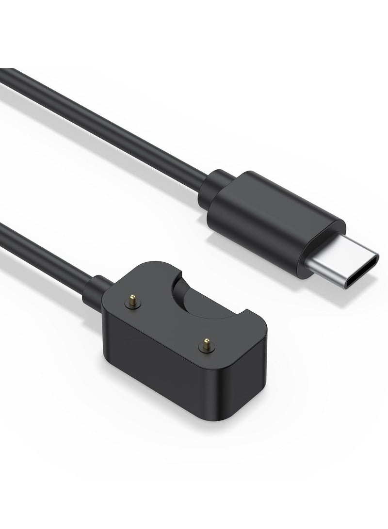 HablTech Charger for Galaxy Fit 3 SM-R390, Replacement USB Charging Cable Cord for Samsung Galaxy Fit 3 Smart Watch (3.3ft/100cm, Black)Type C - Image 1