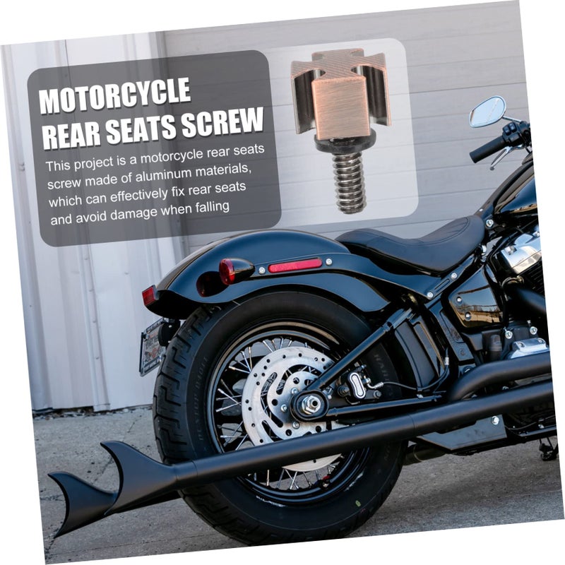 Quick Release Screws For Motorcycle Seats 2Pcs Aluminum CNC Bolts Easy Installation - Image 4