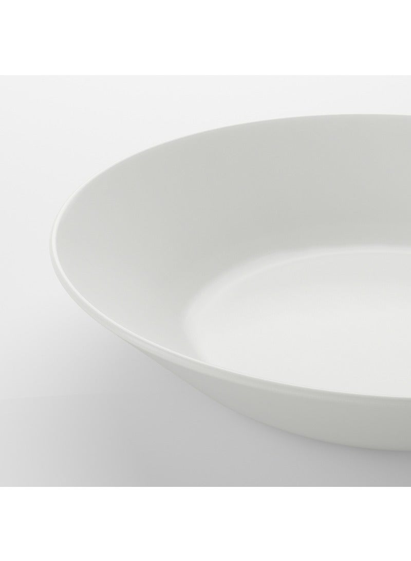 OFTAST Deep Plate, White, Set of 4, Durable & Elegant - Image 3