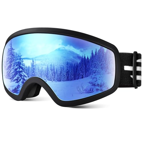 LOEO Kids Ski Goggle, Frameless Snow Ski Goggles for Kids Youth Teens Boys and Girls, Helmet Compatible - Image 1