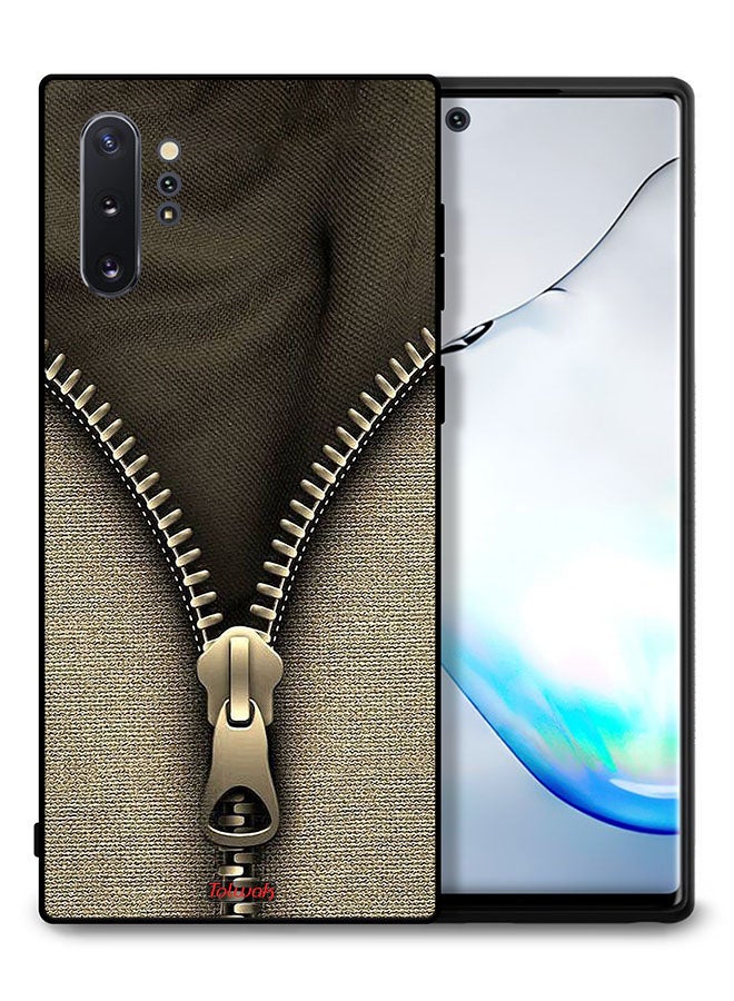 Tolwak Samsung Galaxy Note 10 Plus Protective Case Cover Zip Pattern - Image 1