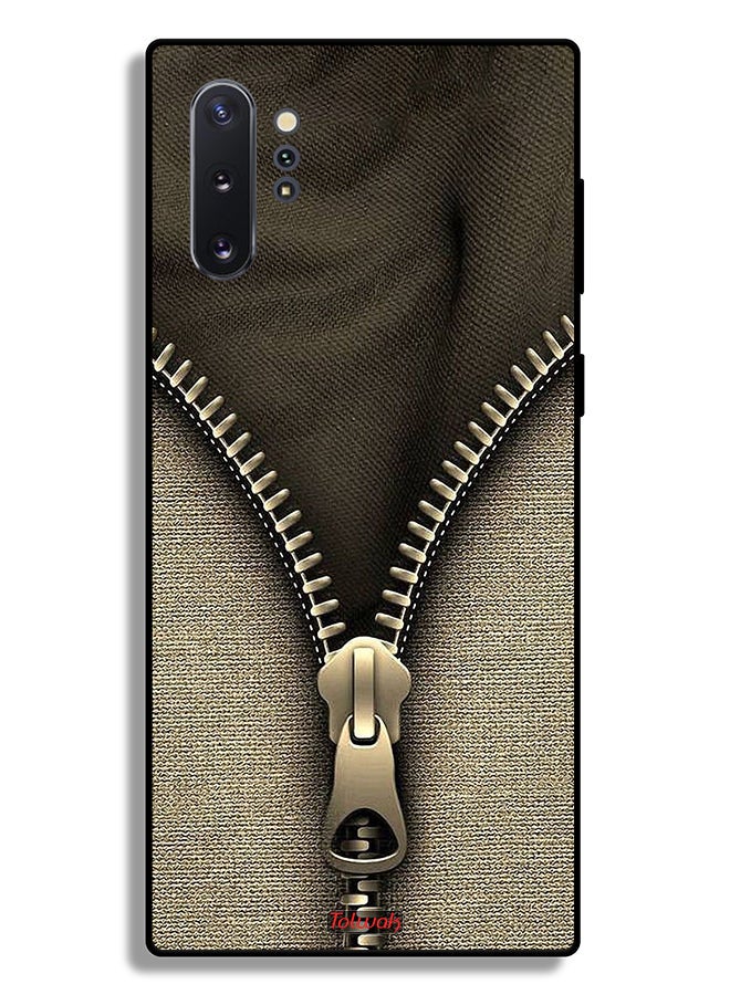 Tolwak Samsung Galaxy Note 10 Plus Protective Case Cover Zip Pattern - Image 2