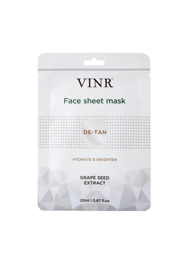 VINR D-Tan Face Sheet Mask with Grape Seed Extract, (20ml) (Pack of - 2) - Image 1