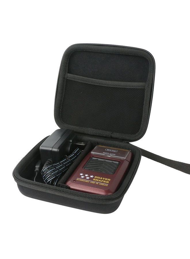 Co2Crea حافظة سفر صلبة بديلة لماكينة حلاقة وايل المحترفة 8061-100 8164 سلسلة 5 نجوم ماكينة حلاقة قابلة لإعادة الشحن (حافظة سوداء) - Image 1