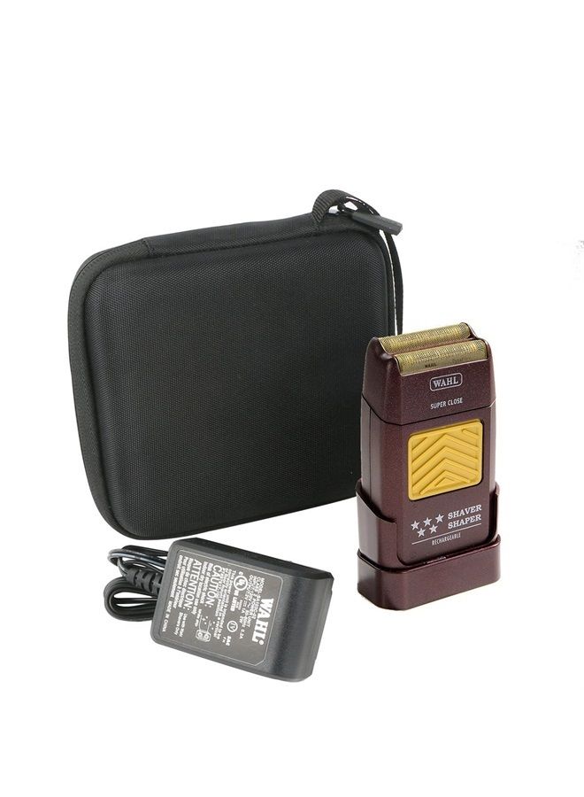 Co2Crea حافظة سفر صلبة بديلة لماكينة حلاقة وايل المحترفة 8061-100 8164 سلسلة 5 نجوم ماكينة حلاقة قابلة لإعادة الشحن (حافظة سوداء) - Image 5