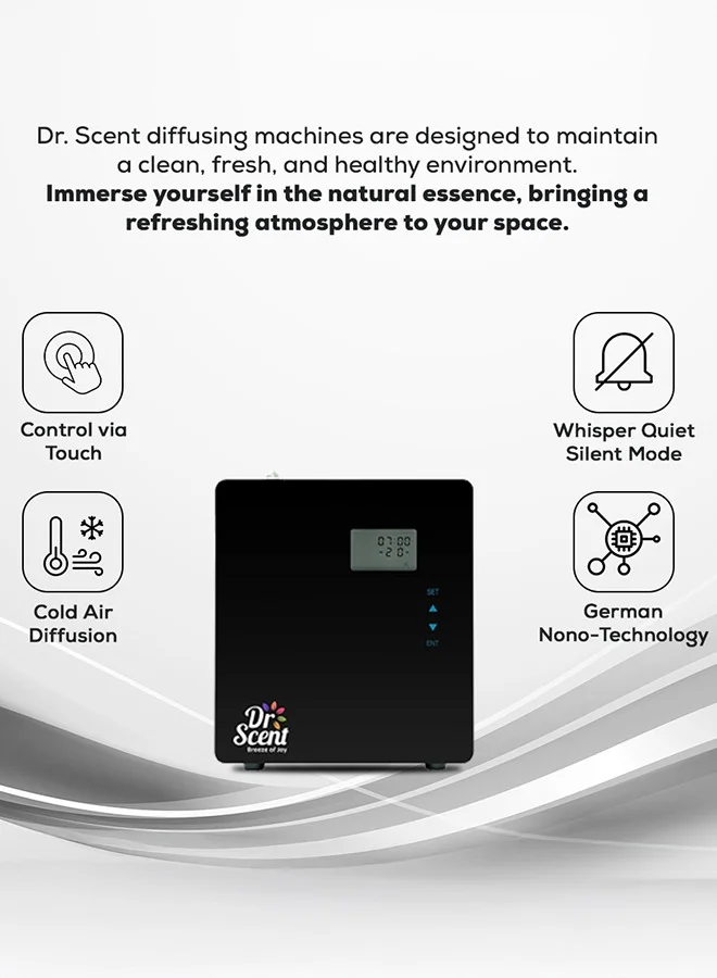 Dr Scent Dr Scent Essential Oil Classic Small Diffuser Machine (Black)