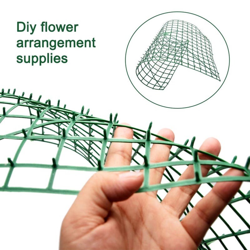 HONUTIGE 10 Pack Grid Plant Wall Frames, Plastic Frame for Flowers Wall Arches Backdrop DIY Decorative Fences Panel Wall Display for Artificial Flowers Plant Base - Image 5