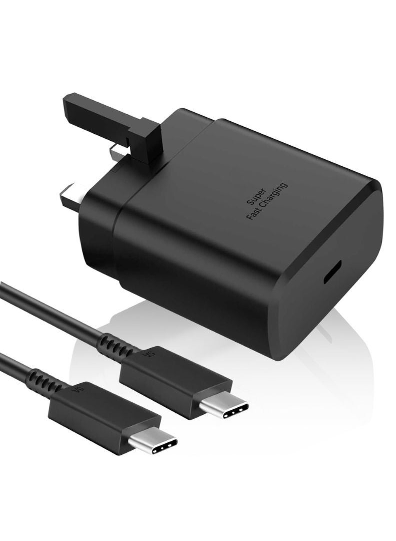 USB-C Super Fast Charging Charger with Type-C Cable – Compatible with S25, S24, S23, S22, S21, S20 Ultra and More - Image 1