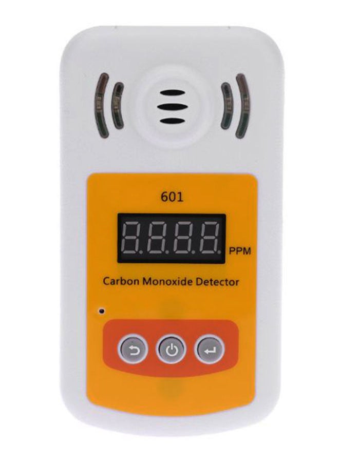 NIBEMINENT Portable Mini Carbon Monoxide Detector White/Yellow  - Image 1