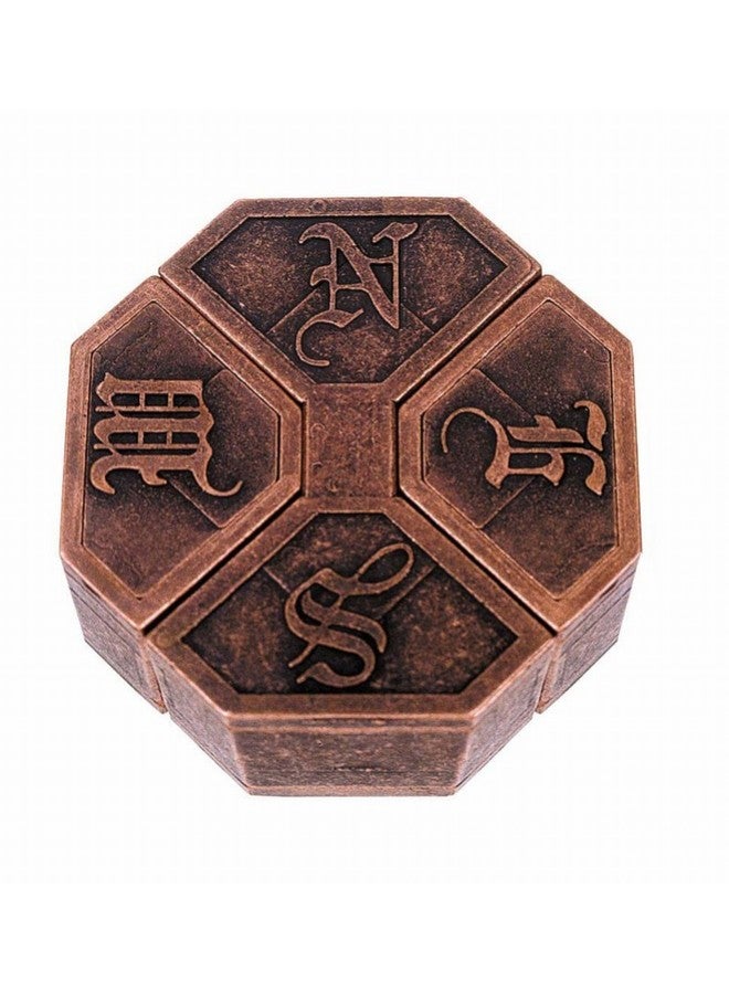 Intelligence Needle Gossip Lock Zinc Alloy Unlocking Ring Unlocking Adult Intelligence Buckle-Color:Intelligence Needle (gossip Lock) 88g  - Image 1