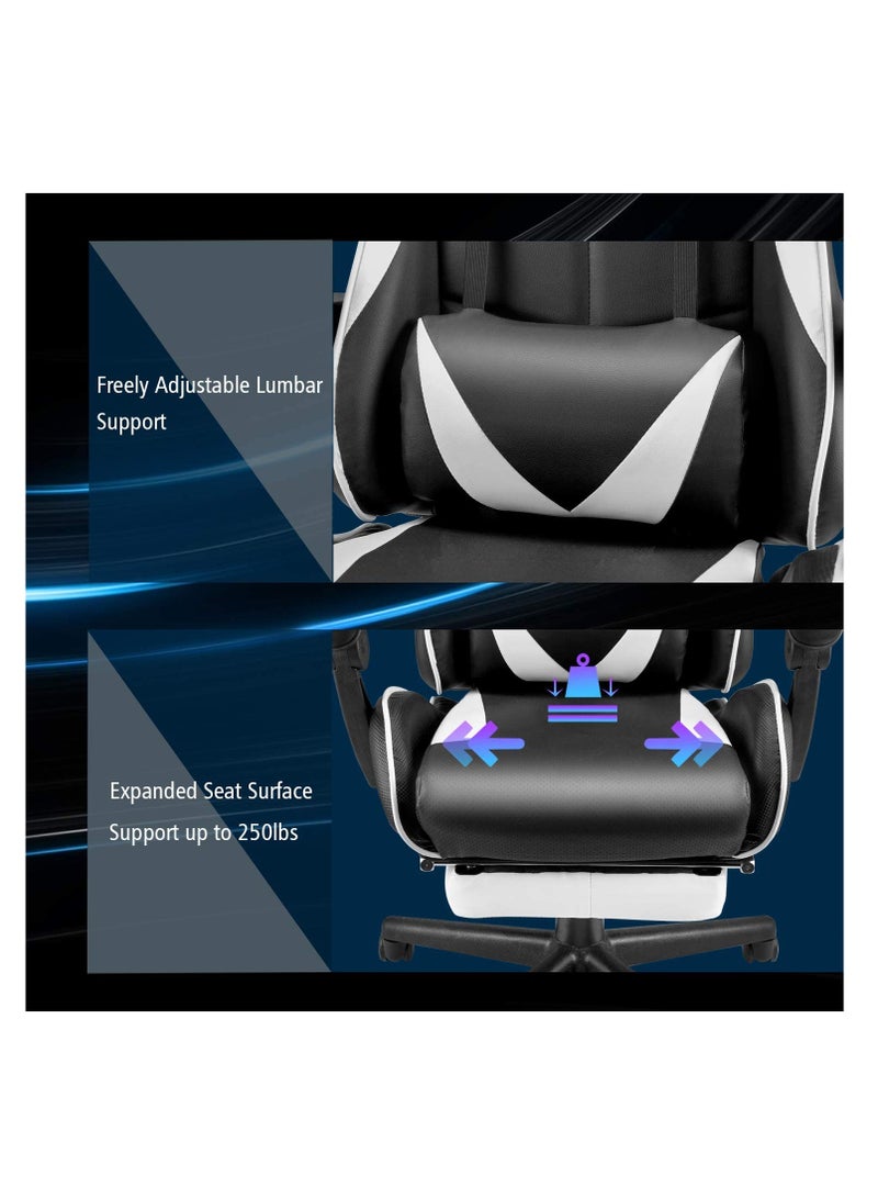 ZUIHAO Gaming Chair Gamer Chair Racing Style Game Chair for Adults Teens Ergonomic PC Chair with Lumbar Support - Image 5