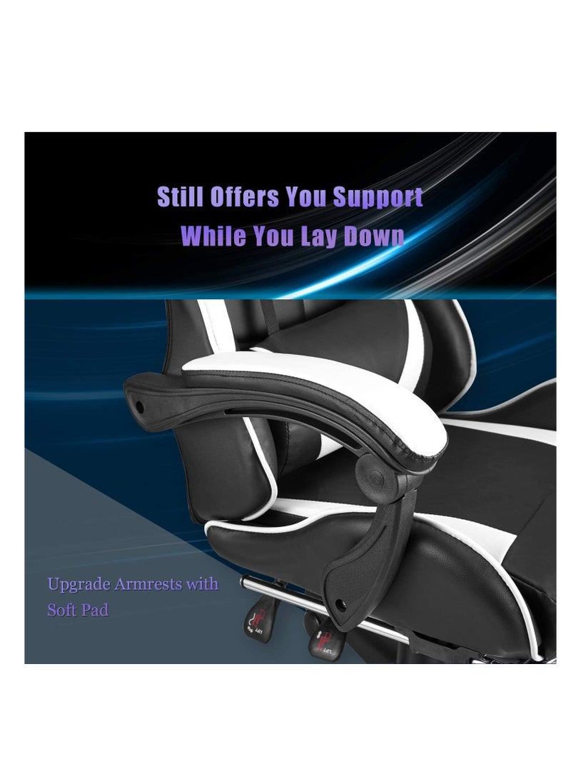 ZUIHAO Gaming Chair Gamer Chair Racing Style Game Chair for Adults Teens Ergonomic PC Chair with Lumbar Support - Image 4