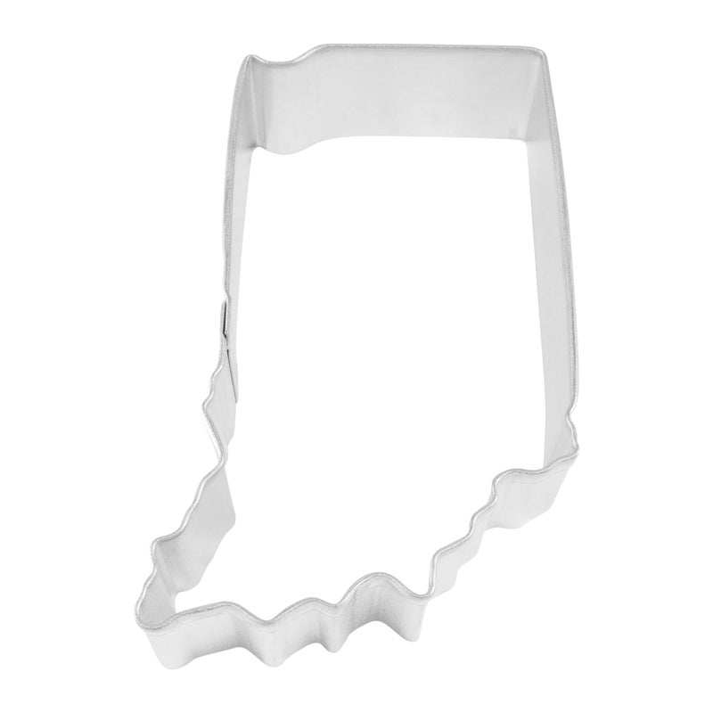 RM Indiana State 3 Cookie Cutter Tinplated Steel Baking Tool for Cookies Fondant Crafts