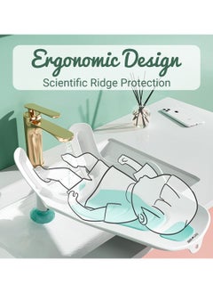 Eazy Kids 2 - In - 1 Sink Bath Support Tub And Cleaning Station - Green  - Image 4