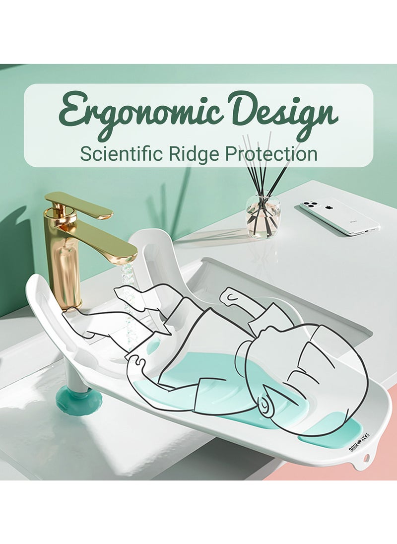 Eazy Kids 2 - In - 1 Sink Bath Support Tub And Cleaning Station - Green  - Image 4